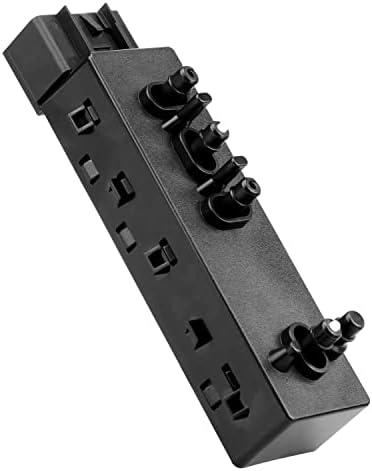 A-NAFTULY Front Right Passenger Power Seat Switch for 2007-2013 Chevy Silverado Suburban Tahoe Avalanche GMC Sierra Yukon Cadillac Escalade Buick, 8 Way Power Seat Adjustment Control Switch, 12451498