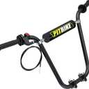 22mm 7/8 Mini Bike Handlebars 14" Ape Hangers Handlebar Kit Replacement for Coleman CT200U CT200U-EX BT200X Axis M200 CT100U Baja DB30 Motovox MBX10 MBX11 Mega Moto MMB80 Minibike Parts
