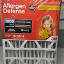 Filtrete 16x25x4 Air Filter MERV 11, MPR 1000 Micro Allergen Defense 4-Pack, Fits Lennox & Honeywell, AC Furnace HVAC Filters for Home, Pleated Electrostatic (Actual Size 15.88 x 24.56 x 4.31 in)