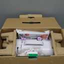 Sewing Machine for Beginners, Portable Mini Sewing Machine with 50 Pcs Fabric and 32 Pcs Sewing Threads Kit, 12 Built-in Stitches 2 Speed with Foot Pedal (Purple)