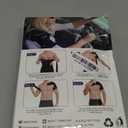 Shoulder Brace for Men and Women - Adjustable Stability Sleeve Wrap for Torn Rotator Cuff - AC Joint Pain Relief - Tendonitis - Fits Right or Left Shoulder Support (Black, S-M)