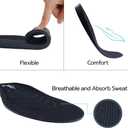 Height Increase Insole, Shoe Lift for Men Elevated Cushioned Inserts and Arch Support Comfort Insoles to Make You Taller