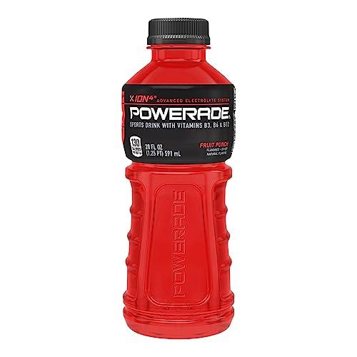 Powerade Liquid Hydration Energy Drink, Fruit Punch, 20 Oz  23 Pcs