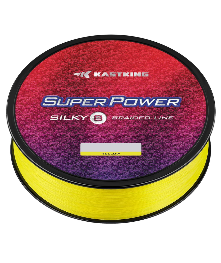 KastKing SuperPower Braided Fishing Line - Abrasion Resistant Braided Lines – Incredible Superline – Zero Stretch – Smaller Diameter – A Must-Have!