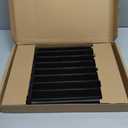 1/2" Transmission Cooler 16 Pass Aluminium alloy 8AN Tube Fin Air Compressor Aftercooler Oil Cooler Universal Black