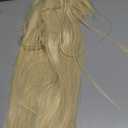 UTIEHD 100cm / 40 Inch Long Wig, Universal Costume Wig, Perfect for Party, Festivals, and Halloween (Blonde)