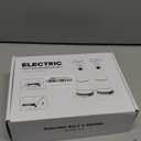 Electric Salt and Pepper Grinder Set - Rechargeable Salt Grinder with Led Power Display - Automatic Pepper Grinder with Storage Base - Pepper Mill with Light for Kitchen