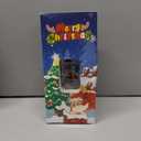 Lighted Christmas Decorations Snow Globe Lantern with Music Santa Lamp Post LED Battery or USB Powered Christmas Musical Lantern Holiday Decor Gift Village Display for Home Table Ornament