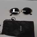 livho 2025 Trendy Oval Sunglasses - Stylish Polarized Shades for Everyday - Retro Metal Frames