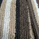 Infinity Stripe Rug 24"x72" brown/beige/black/white