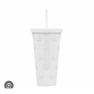 Destination Holiday Plastic Tumbler - White 24Fl