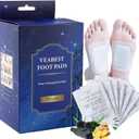 Foot Pads 100 Pieces Bamboo Vinegar Foot Patches Deep Cleansing Feet Pads