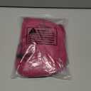 FantaLook Long Straight Hot Pink Cosplay Wig with 2 Ponytails for Halloween Party Costume Small Size