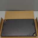 EWFEN Reversible Grill/Griddle, 16.7x9.5'' Pre-Seasoned Cast Iron Griddle Pan, Double Burner Cookware, Rectangular Non-Stick Stovetop Griddle with Handles, Flat Top Plate for Oven, Grill & Campfire