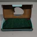 Malier Dog Christmas Stocking, Knit White Christmas Stocking for Dogs, Bone Shape Dog Stocking Christmas Large Pet Stockings Hanging Dog Christmas Stocking for Dogs Cats Pets (Green)