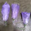 LJIEHouse Purple Large Paper Flowers  Giant Paper Flowers 5.77FT Life Size Flowers Wedding Decorations for Birthday Party Outdoor Banquet Event Home Backdrop Decor