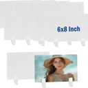 Sublimation Glass Photo Blanks 10 PCS 6X8 Inch for Personiazed Crystal Sheets Plaque
