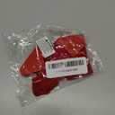 2PCS Velvet Hair Bows Red Hair Ribbon Clips 4" Big Fall Alligator Clips Hair Accessories for Women Girls Toddlers Kids Baby