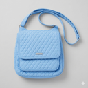 VERA BRADLEY BLUE CROSSBODY PURSE BAG