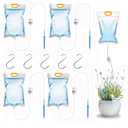 5 x 3.5 L Drip Irrigation Bags with Adjustable Flow Automatic Plant Irrigation System Home Sprinkler Device for Indoor and Outdoor (ZWDSB-1-1-5)