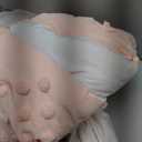 Toddler Bedding Set for Girls 4-Piece Pink Jacquard Pom Pom Tufts Bohemian Boho Tufted Dots Crib Toddler Comforter Set for Baby Kids Bed-in-a-Bag with Comforter, Flat Sheet, Fitted Sheet, Pillowcase