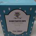 Lilymicky 500 PACK 1 oz Plastic Shot Glasses, 1 Ounce Clear Disposable Party Cups for, Whiskey, Mini Plastic Containers for Sauce, and Sample Tasting