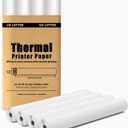 4 Rolls Thermal Paper 8.5 x 11 for Portable Printer, Compatible with D810/ M834/ MT610 Pro Wireless Printers for Home Use and Travel as Letter Paper