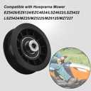 Karbay 539110311 Lawn Tractor Idler Pulley Replacement Compatible with Husqvarna Craftsman Poulan Zero-Turn Mower 14259, 84005748, 607163-3/8" ID & 3-1/2" OD (2 Pack)