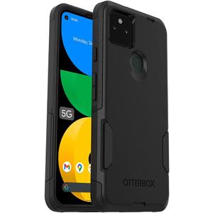OtterBox Pixel 5a Commuter Series Case - Black, Slim & Tough, Pocket-Friendly, with Port Protection