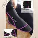 XUKER Neoprene Water Socks 3mm, Sand Proof Beach Volleyball Socks Diving Socks for Outdoor Water Sports, Pink