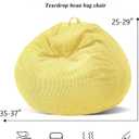 3FT Bean Bag Chair for Adults,3' Big Teardrop Beanbag with Filler