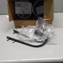 Battery Operated Wall Sconce Set of 2, Black Rechargeable Wireless Wall Light Fixture with Remote, 12 RGB Colors & Timer, Indoor Dimmable Wall Lamp with Linen Shade