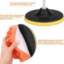 5 Inch Buffing and Polishing Pad Kit 11 PCS with Drill Adapter