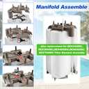DEX2400C Filter Top Manifold Replacement for Hayward Pro-Grid DE2420, DE3620, DE4820, DE6020, DE7220 DE Filters and Micro-Clear DE2400, DE3600, DE4800, DE6000 DE Filters with Air Relief