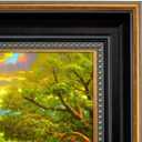 11x17 Picture Frame without Mat for 11x17 Photo/Print, High Definition Real Glass Wall Display (Ornate Gold/Black)