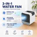 Portable Air Cooler, 3-in-1 Desk Air Conditioner, Small