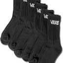 Vans Unisex Classic Crew Socks (3-Pack) | Casual Men's & Women's Everyday Socks, Soft & Stretchy Fabric, Great for High-Top Shoes