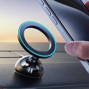 JOYROOM for MagSafe Car Mount, All-Metal Magnetic Phone Holder for Car, [Stronger Magnet] Car Magnet Phone Mount for Dash, Fit for iPhone 16 15 14 13 12 (blue)