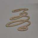Leisure Arts Large Unfinished Wood Word, Hello