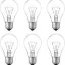75 Watt Incandescent Light Bulbs, A19 Incandescent Bulb 60+ watts, Shatter-Resistant and Durable, Warm White Light (6-Pack)