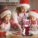 Christmas Decorations, Reindeer Home Kitchen Bathroom Decor, Christmas Decorations for Home Indoor, Reindeer Buffalo Plaid Decor - Xmas Paper Towel Holder Stand Countertop Accessories