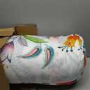 Levtex Home - Danika Comforter Set - Full/Queen Comforter (90x94in.) and 2 Standard Shams (20x26in.) - Vibrant Botanical Floral Design - Reversible - Cotton - Polyester Fill