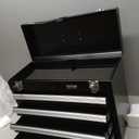 VEVOR Metal Tool Box, 20.5-inch, Portable Metal Tool Box with 4 Drawers, Small Tool Chest with EVA Liners, Ball Bearing Slide Drawers Locking & Powder Coated Finish, Multi-Function Tool Organizer