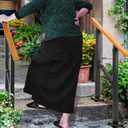 2 Step Handrails for Outdoor Steps, Metal Wood Grain Hand Rails