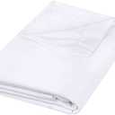 Utopia Bedding Flat Sheet - Soft Brushed Microfiber Fabric - Shrinkage & Fade Resistant Top Sheet - Easy Care - 1 Flat Sheet Only (King, White)