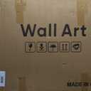 3D Large Framed Brown Abstract Wall Art for Living Room, 3Piece 24x36 In, 24"w X 36"h X 3pcs