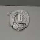 InstallerParts Ethernet Cable CAT6A Cable UTP Booted 50 FT - White - Professional Series - 10Gigabit/Sec Network/High Speed Internet Cable, 550MHZ