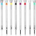 Nogeqi 8PCS Mini Watch Screwdriver Set, Jewelers Screwdriver Set for Watch Repair, 0.6-2.0mm Micro Precision Repair Kit for Eyeglass Sunglass Watchmaker Jewelry Computer Phone Small Tools