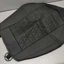 Black Panther Luxury Faux Leather Car Seat Cover Front Bottom Seat Cushion Cover, Anti-Slip and Wrap Around The Bottom, Fits 95% of Vehicles - 1 Piece,Black