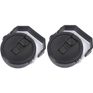 2 pack Tumbler Lid for Stanley IceFlow 20 oz 30 oz Spill Proof Tumbler Cover with Handle and Straw(30 oz,Black)